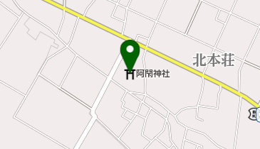 阿閇神社の地図画像