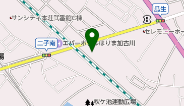 愛菜播磨店の地図画像