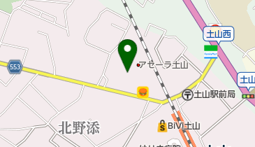 トップレディー美容室の地図画像