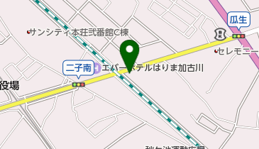 有限会社アルファの地図画像