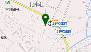 ヘアーサロンムーミンの地図画像