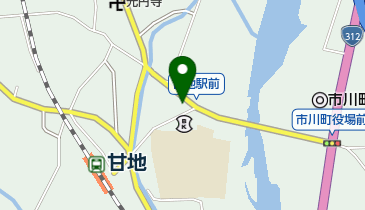 甘地新聞販売所の地図画像