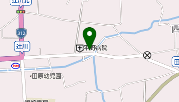 ロング美容院の地図画像