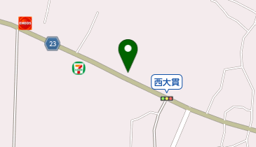 やね理容室の地図画像