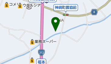 株式会社あかまつクリーニングAコープ粟賀店の地図画像