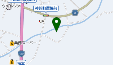 神崎塗装の地図画像