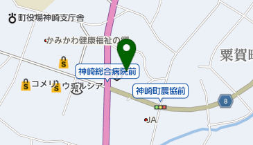 ヘルスショップの地図画像