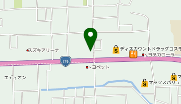 ヘアールームえふいいの地図画像