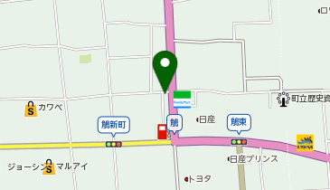 あだち理容店の地図画像