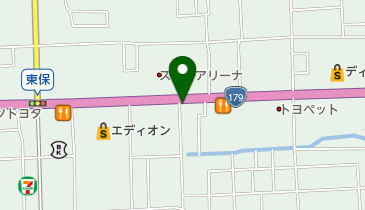 バーバーショップ・エースの地図画像