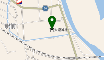 大避神社の地図画像