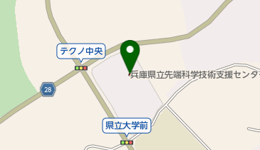 兵庫県立先端科学技術支援センターの地図画像