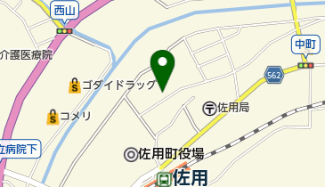 佐用カトリック教会の地図画像