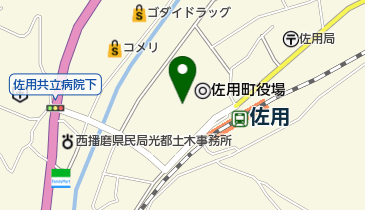 JA兵庫西 佐用支店 佐用町役場派出所の地図画像