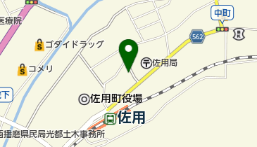 井口呉服店佐用支店の地図画像