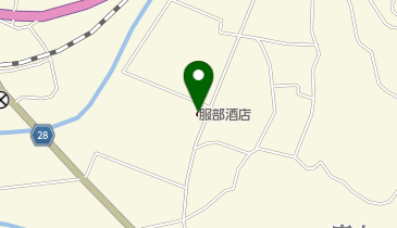 服部酒店の地図画像