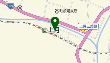 上月タクシーの地図画像
