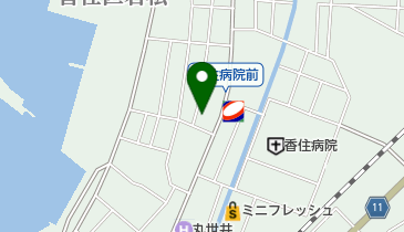 若松コミュニティーセンターの地図画像