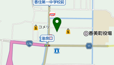 株式会社白バラドライバリュー香住店の地図画像