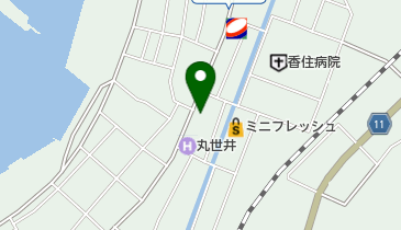 奥谷商店の地図画像