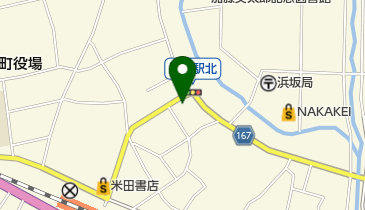下雅意自転車店の地図画像
