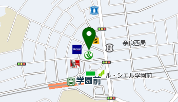 魚万 学園前店の地図画像