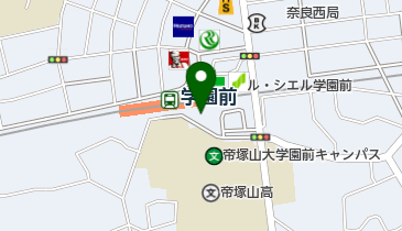 奈良市 西部公民館の地図画像