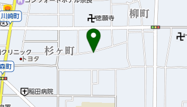 毎日牛乳 東奈良販売所の地図画像