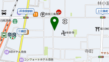 なら燈花会の会事務局の地図画像