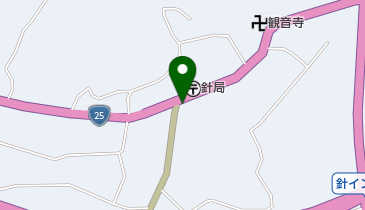 岸本化粧品店の地図画像