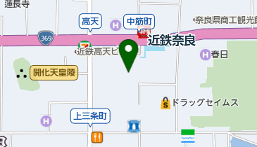 奈良コンタクトの地図画像