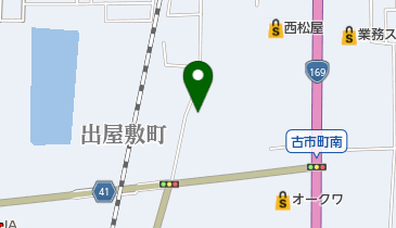 奥村呉服店の地図画像