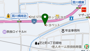 奈良トヨペット株式会社 新大宮店の地図画像