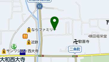 西里自動車商会の地図画像