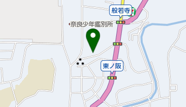 奈良市役所 東之阪児童館の地図画像