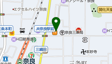 トータルフォトスタジオCoco奈良三条店の地図画像