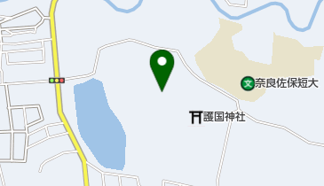 奈良県護国神社の地図画像