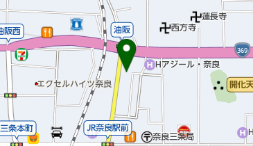 奈交サービス株式会社受託事業本部の地図画像