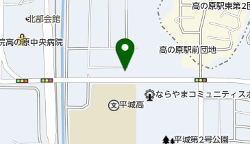 高の原動物病院の地図画像