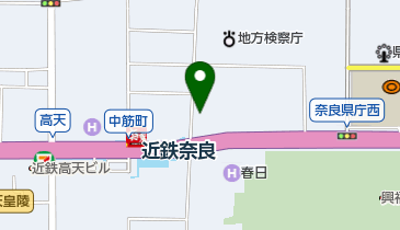 ボヌール奈良店の地図画像