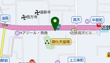 株式会社たいよう共済奈良支店の地図画像