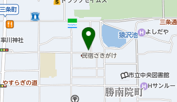 筒井理髪店の地図画像