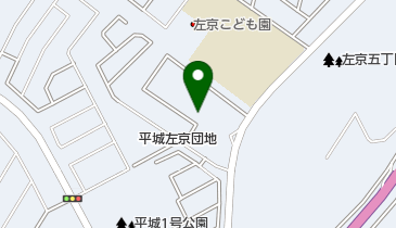 ヘアーズギャラリー・ヤング平城店の地図画像