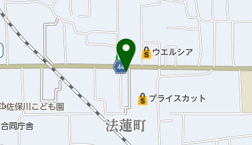 ヘアーズブースの地図画像