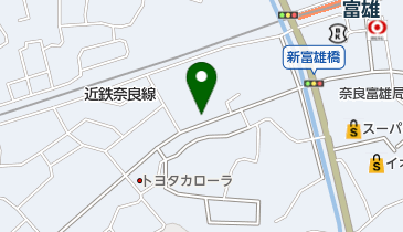 うなぎの豊川の地図画像