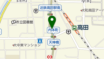 上島金物の地図画像