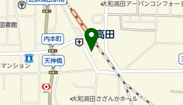 大和高田市立 サイクルポートJR高田西の地図画像