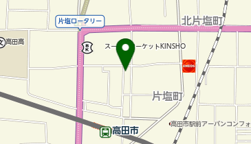 ほかほか弁当高田店の地図画像