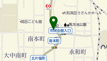 あたりや北店の地図画像