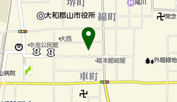 奈良屋クリーニング店の地図画像
